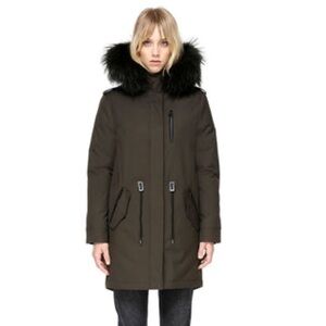 Mackage Enia Doen Winter Coat/Jacket Dark Green size Small (like New)